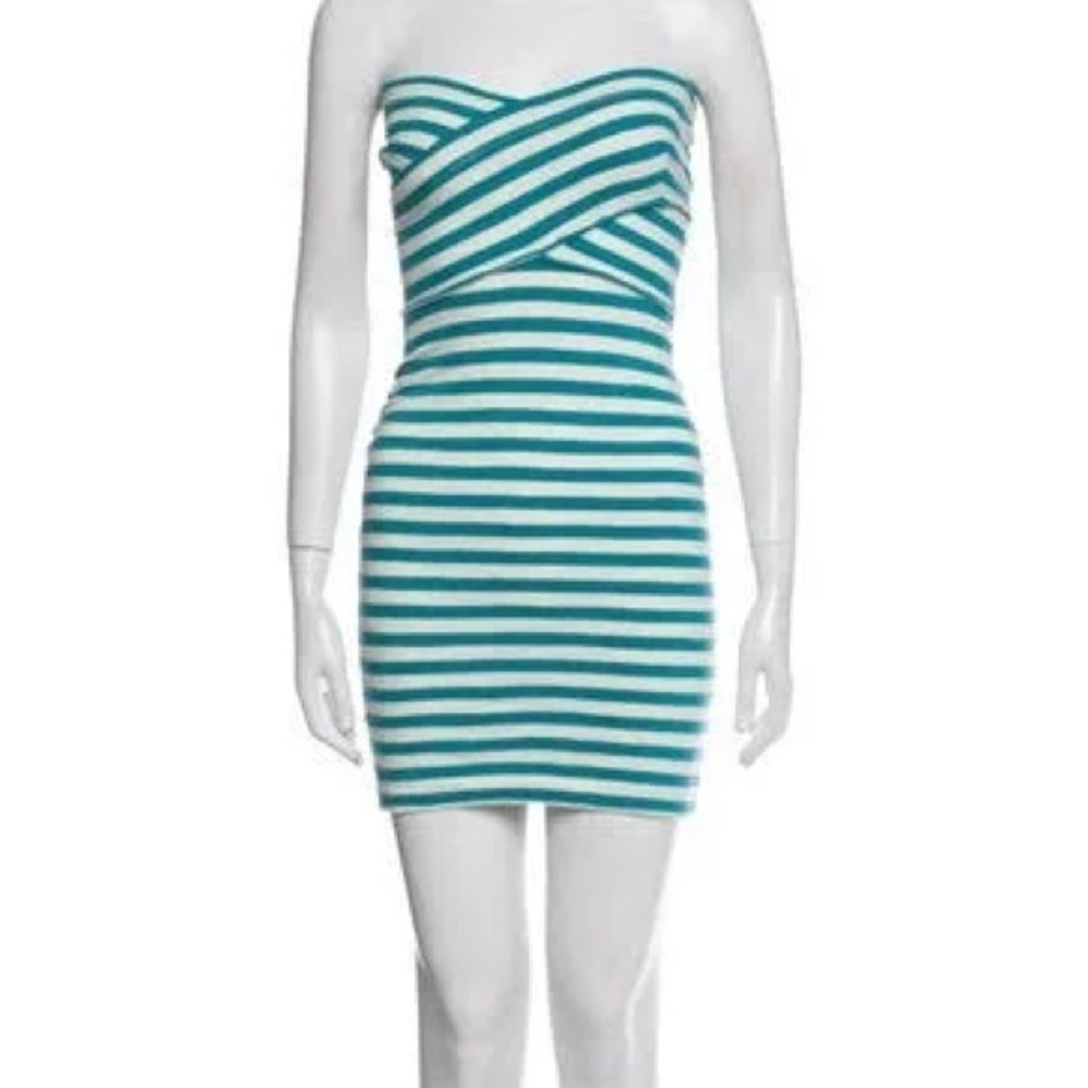 L'AGENCE Striped tube dress small